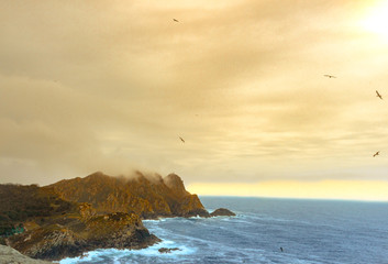  sunset on the cies islands
