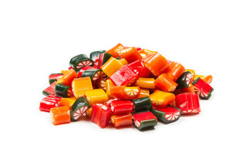 Citrus colorful candies. Jelly sweets,