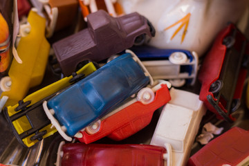 colorful toy cars