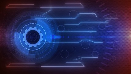 abstract circles and gears backgrounds 4K_LOOP - Powered by Adobe