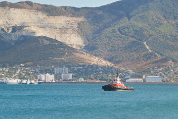 Port of Novorossiysk on the Black Sea.