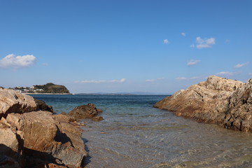 愛知県　篠島　風景