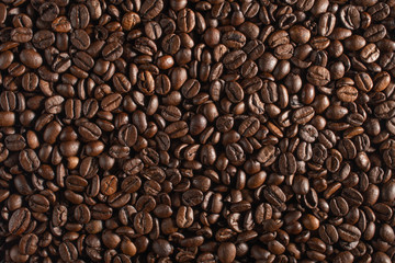 The texture of coffee beans