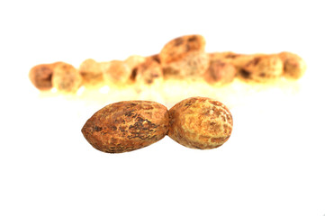 walnut isolated on white background