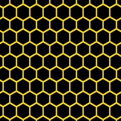 abstract background with hexagons