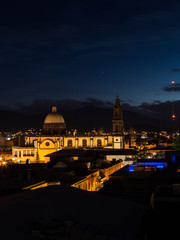 Noche en Zamora Michoacan, Mexico.