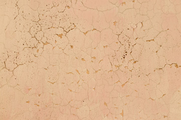 Fototapeta premium Painted wall paint peeled off texture.