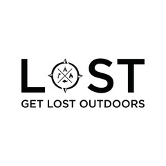 logo design concept icon lost get outdoor