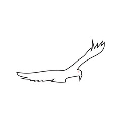 modern and minimalist logo eagles vector