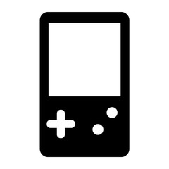 video game icon on white background. flat style. game icon for your web site design, logo, app, UI. toy symbol. retro game console sign.