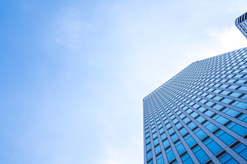 Architecture details Modern Building Glass facade Business background