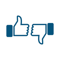 hand thumb icon design vector logo vector EPS10