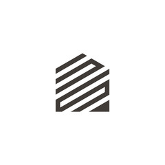 FS logo home geometric design for download