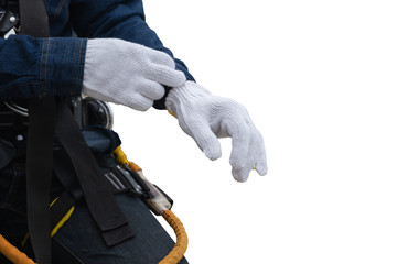 Technician Wear seat belts Safety harness Going up the stairs fixed ladder Working on a high ground In industrial plants prevent Fall from a height Wear protective equipment With space to enter text