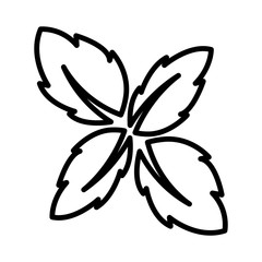 Natural leaf icon