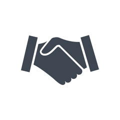 handshake icon design vector logo template EPS10