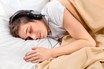 Young Man sleeping