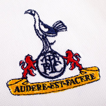 Vintage Tottenham Hotspur FC Crest On A Shirt