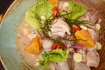  Peruvian food Ceviche restaurant delicious seafood, fish and seafood