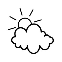 cloudy icon design vector logo template EPS 10