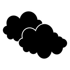 cloudy icon design vector logo template EPS 10