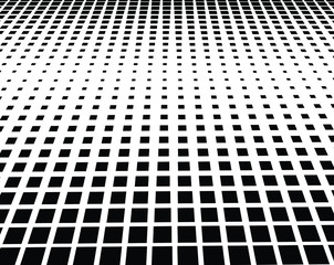  Halftone texture abstract black and white. Monochrome vintage background.Squares technology pattern.Design element for prints, web pages, template