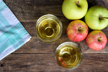 Apples and apple juice