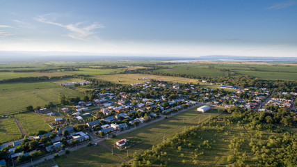 Small town from the air