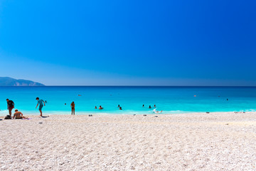 Fototapeta na wymiar Myrtos Beach, Kefalonia, Greece