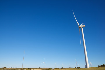 Fototapeta premium Windturbines in Spain
