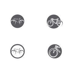 Set Cycling Logo Template vector symbol