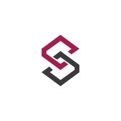 Business corporate S letter logo