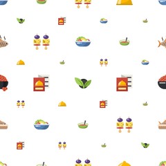 dinner icons pattern seamless