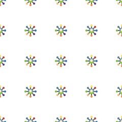 Affiliate marketing icon pattern seamless isolated on white background