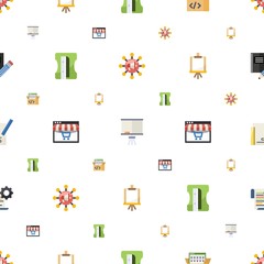 education icons pattern seamless