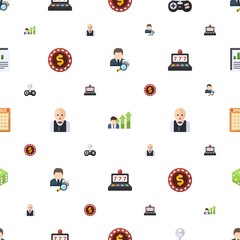risk icons pattern seamless
