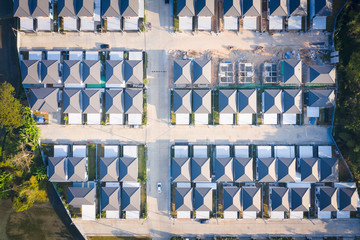 aerial view housing