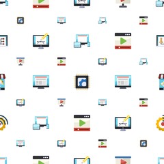 screen icons pattern seamless