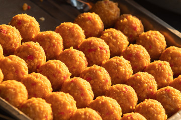 Lad Ku or Traditional Myanmar dessert made from beans