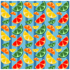 seamless pattern with apples and pears