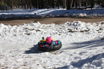 snow tubing