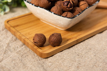 Walnut is a kind of nut food, it is very nutritious. It can also be used as medicine after grinding in Asia