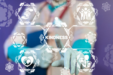 Kindness Medical Care Support Patient Concept.