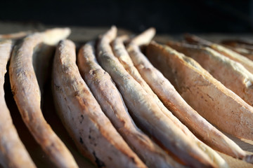 Georgian bread in bakery