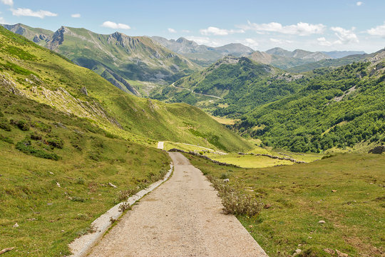 Somiedo natural park in Asturias province, Spain