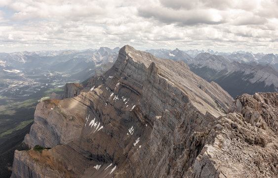 Northward Profile of Mount Rundle