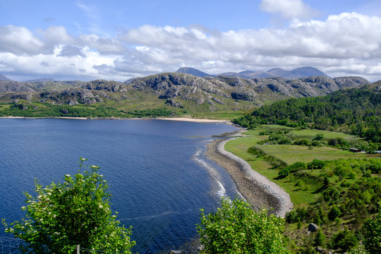 Gruinard Bay Ross and Cromarty Ross-shire HIghland Scotland