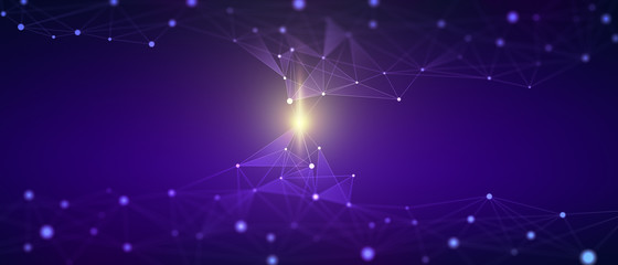 Cryptocurrency abstract concept