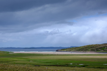 Fototapeta na wymiar Achnahaird Beach on the Coigach Peninsula Ross-shire Highlands Scotland