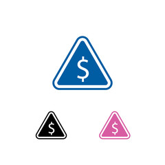 Risk Capital outline icon. Vector icon